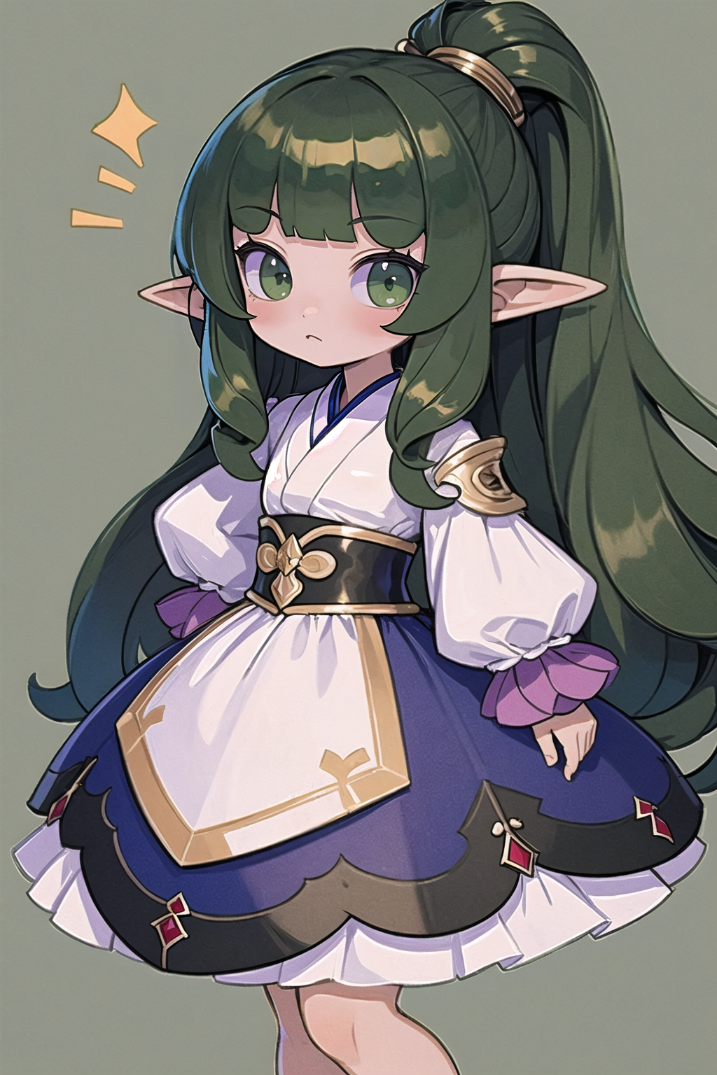 00299-2474917107-(masterpiece, best_quality, ultra-detailed, immaculate_1.3), epic, illustration, welcoming, 1girl, tomboy, elf, dark purple hair.png